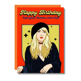 Stevie Nicks Dreams Birthday Card