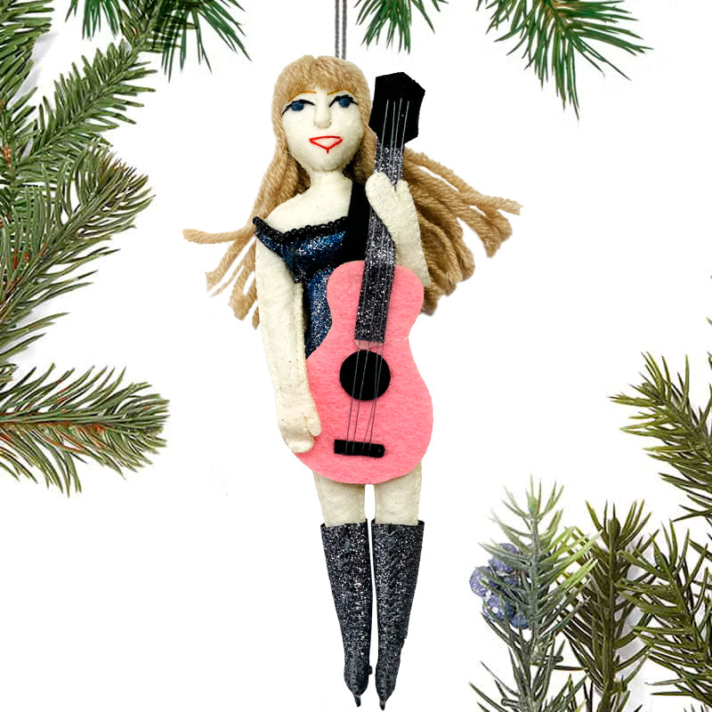 Taylor Swift Felt Ornament