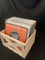 Vinyl Styl LP Express Record Crate Wood