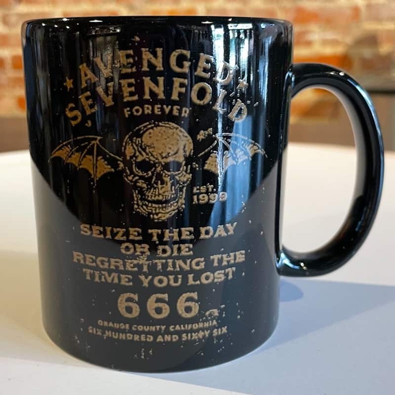 Avenged Sevenfold seize the day mug