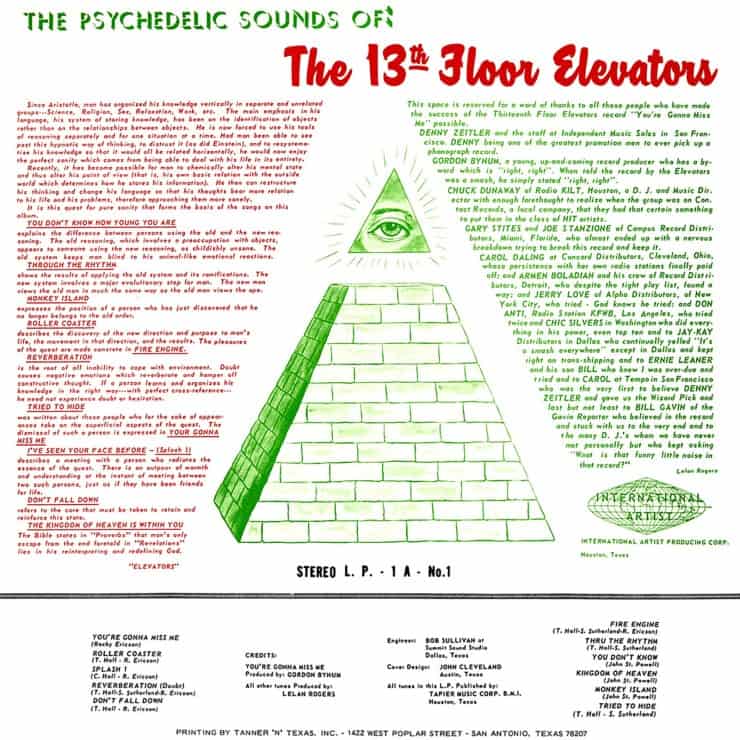 The Psychedelic Sounds Of The 13th Floor Elevators