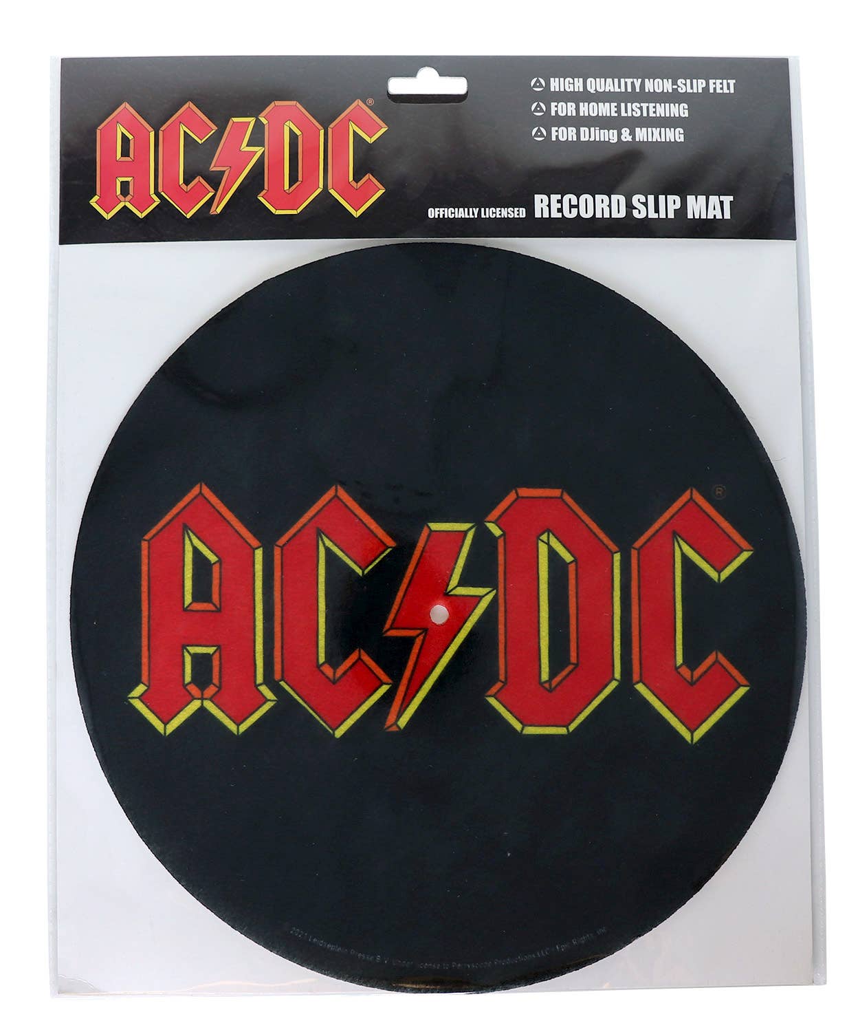 AC/DC Logo Record Slipmat – Deaf Man Vinyl