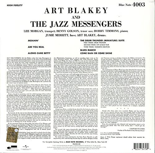 Art-Blakey-and-The Jazz-Messengers-Moanin-vinyl-record-album-back