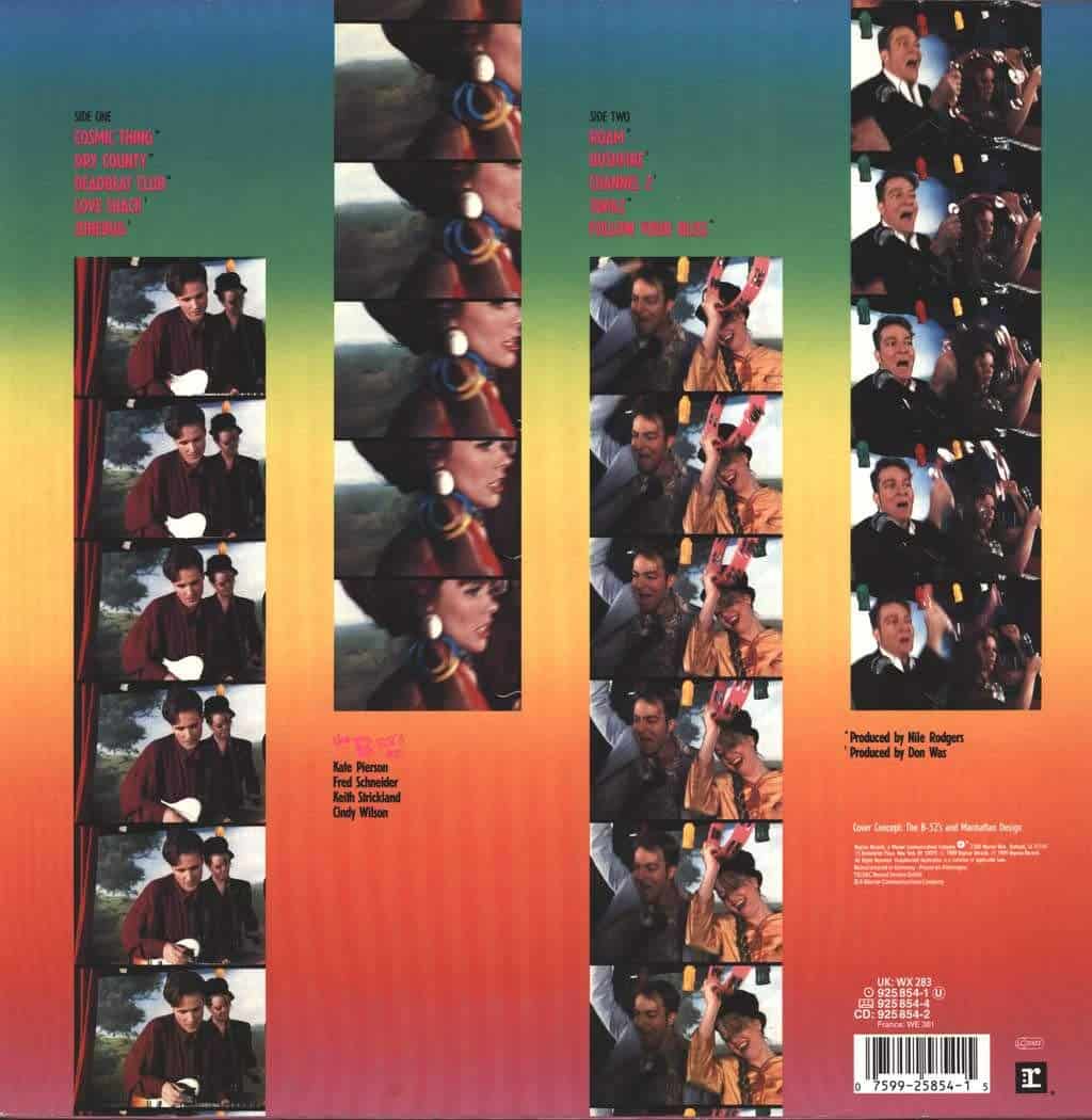 B-52's-Cosmic-Thing-vinyl-LP-record-album-back