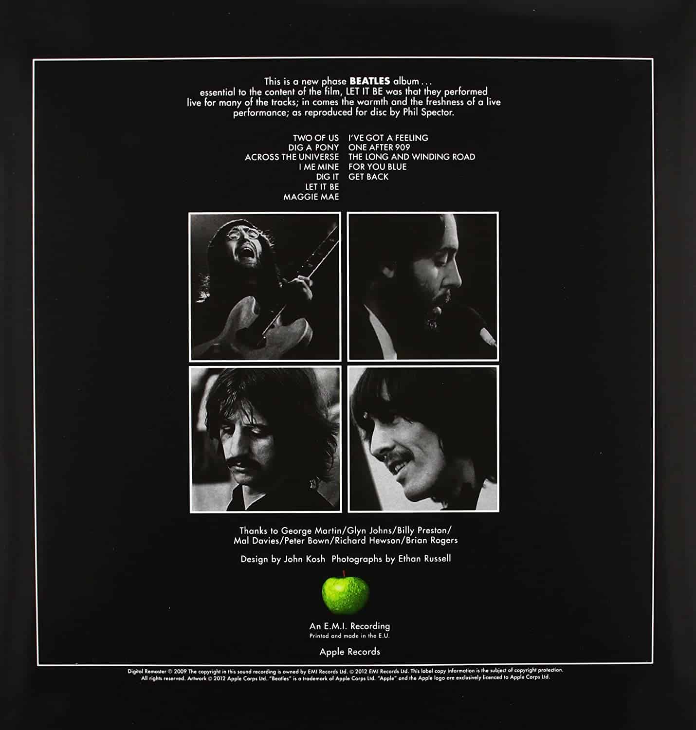 Beatles — Let It Be – Deaf Man Vinyl