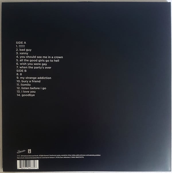 Billie Eilish: When We All Fall Asleep, Where Do We Go? (Pale Yellow Vinyl) (LP