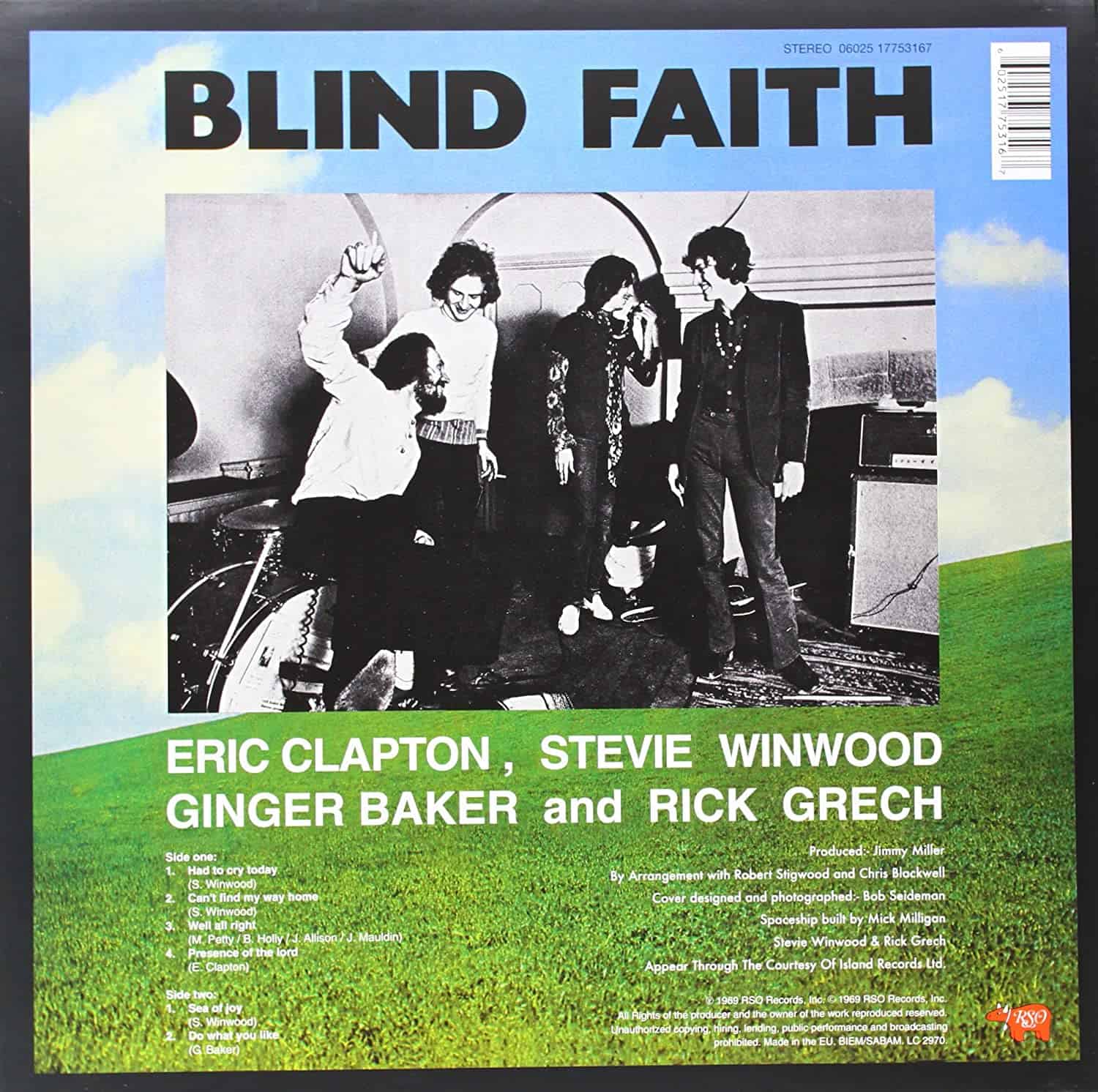 Blind Faith — Blind Faith – Deaf Man Vinyl