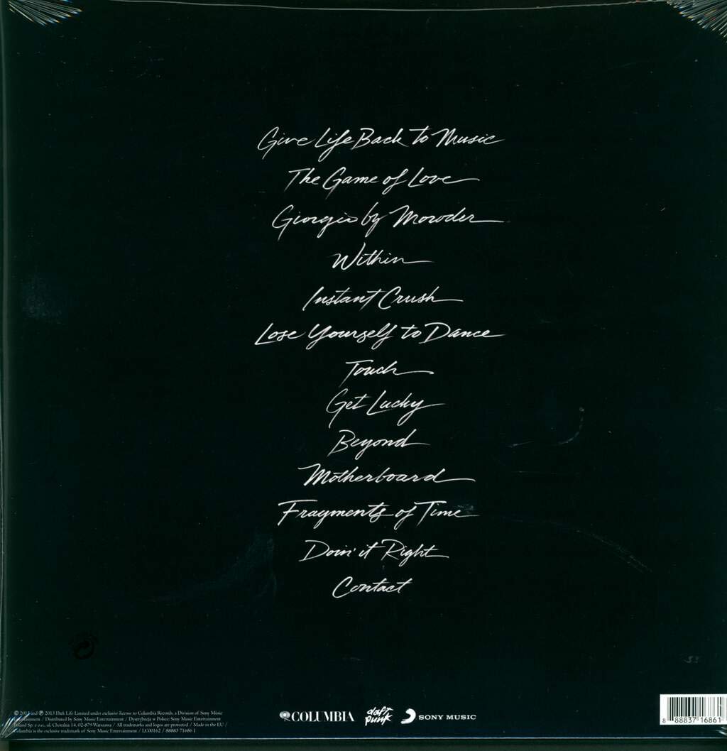 Daft Punk — Random Access Memories (2-LP) – Deaf Man Vinyl