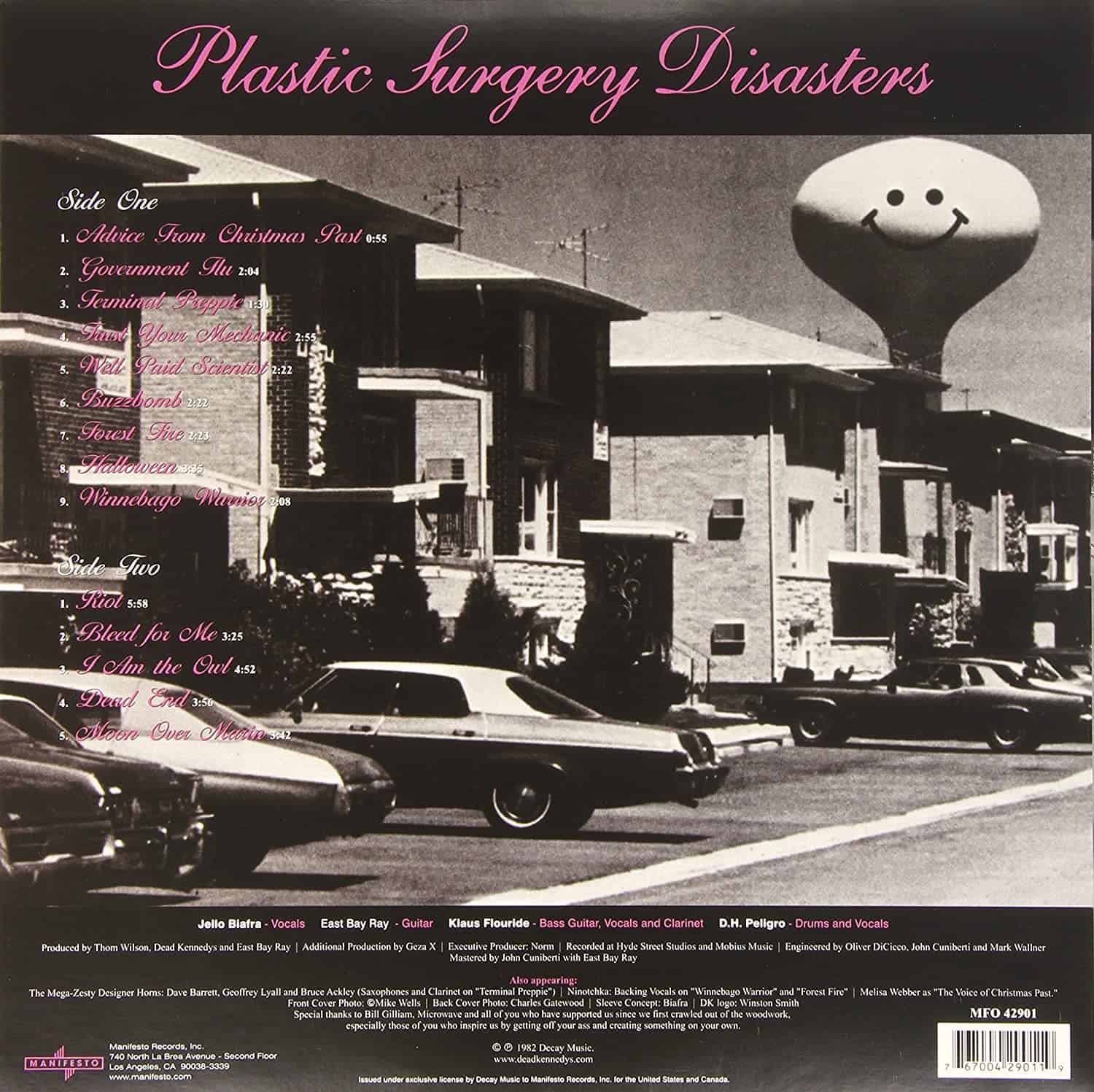 Dead Kennedys – Plastic Surgery Disasters – Vinyl (Red Label