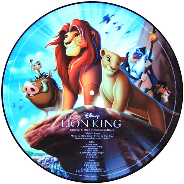 Disney Lion King Picture Disc 2
