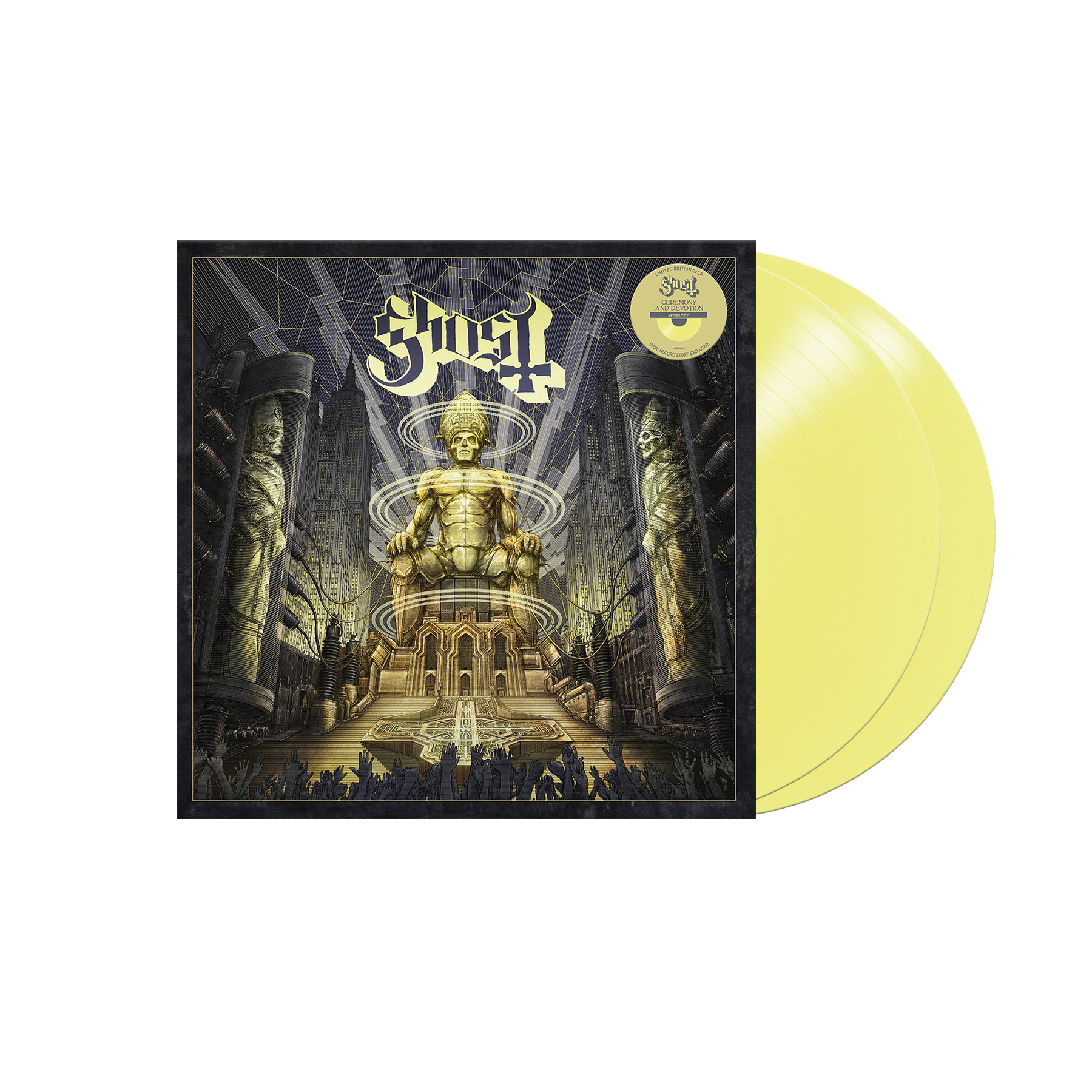 Ghost Ceremony And Devotion (2-LP) Lemon IE