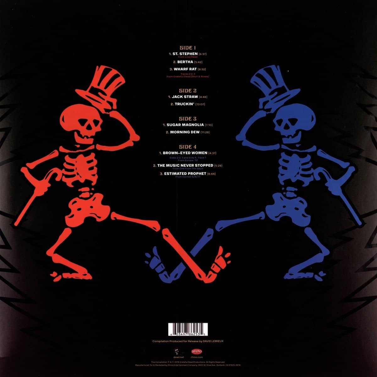 Grateful Dead — The Best Of: Live (2-LP) – Deaf Man Vinyl