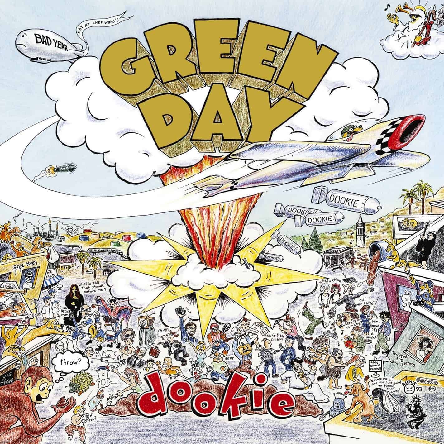Green-Day-Dookie-vinyl-record-album-front