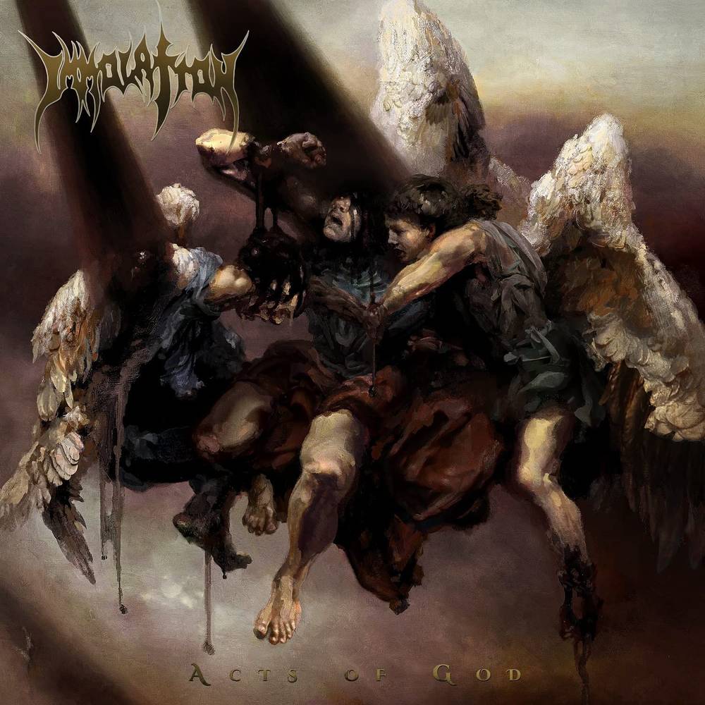 Immolation Acts Of God Clear with Gold Splatter 2-LP
