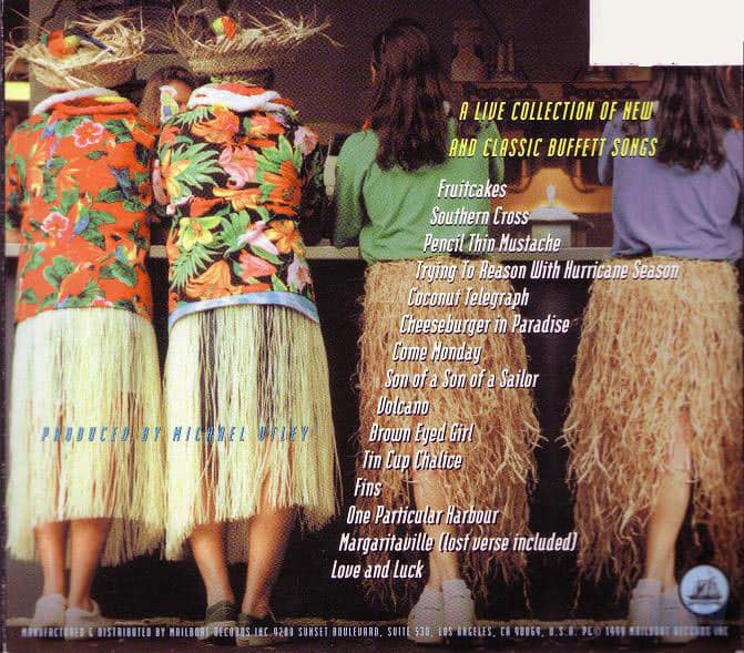 Jimmy Buffett — Live Tuesdays, Thursdays, Saturdays (2LP) Deaf Man Vinyl