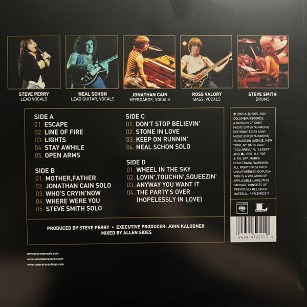 Journey – Live In Houston 1981 Escape Tour – 2 x Vinyl (180g