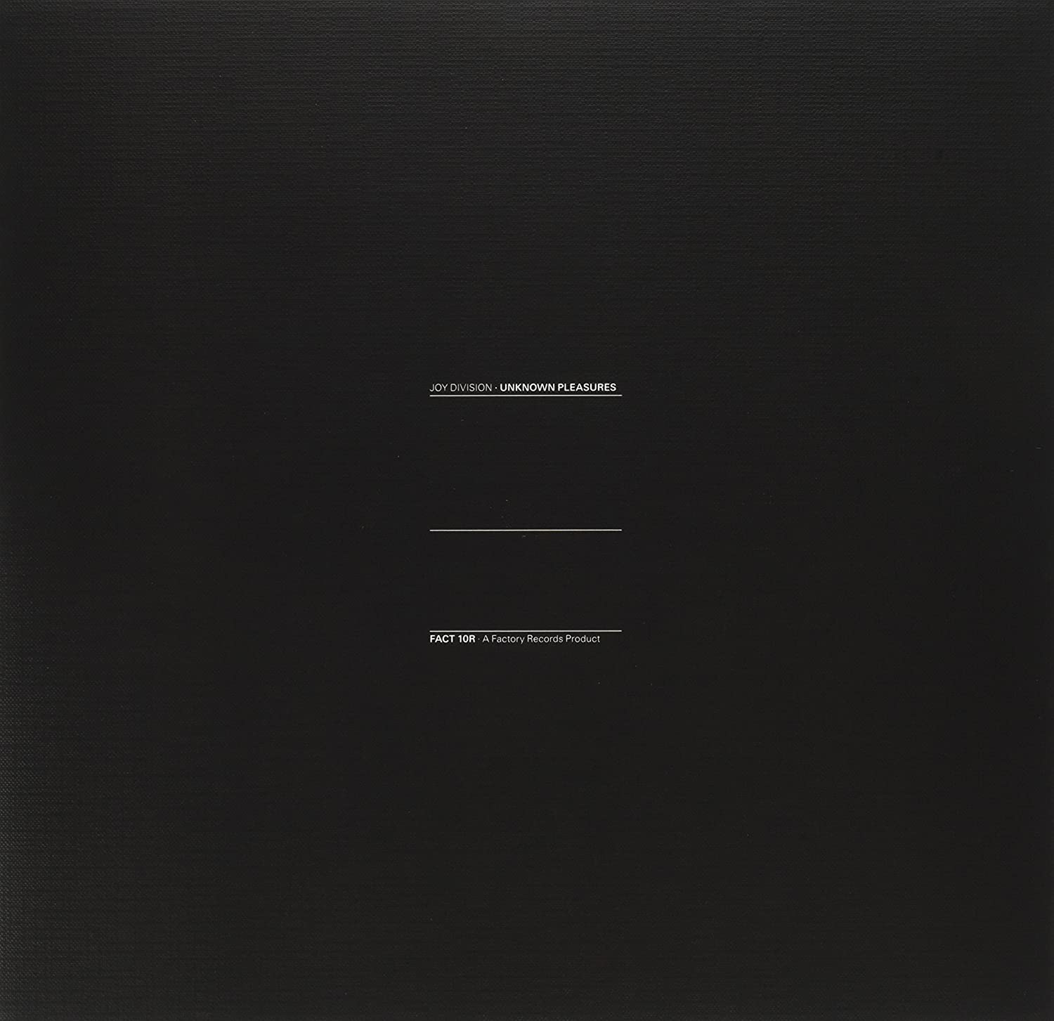 Joy Division — Unknown Pleasures – Deaf Man Vinyl