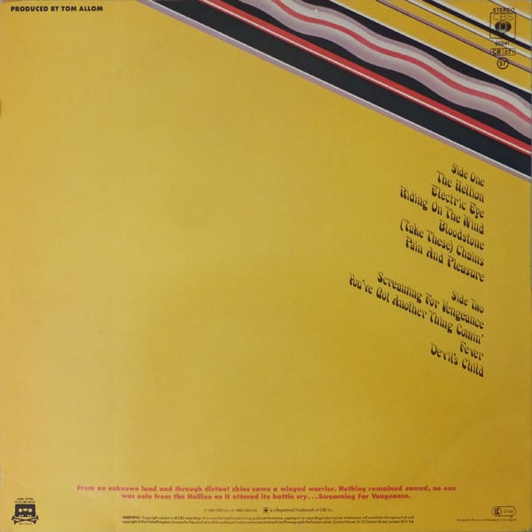 Judas Priest — Screaming For Vengeance – Deaf Man Vinyl