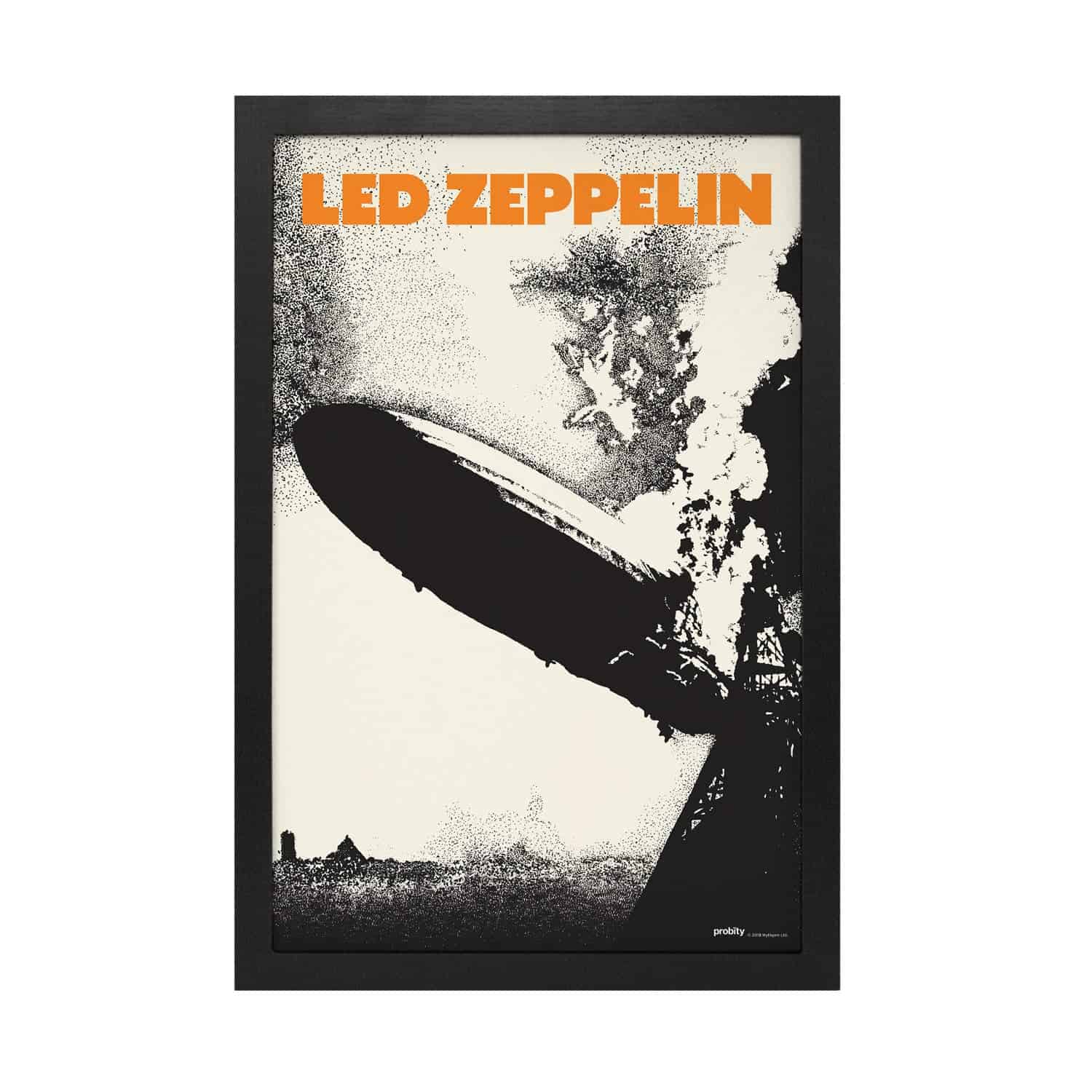 Led Zeppelin Blimp Framed Print