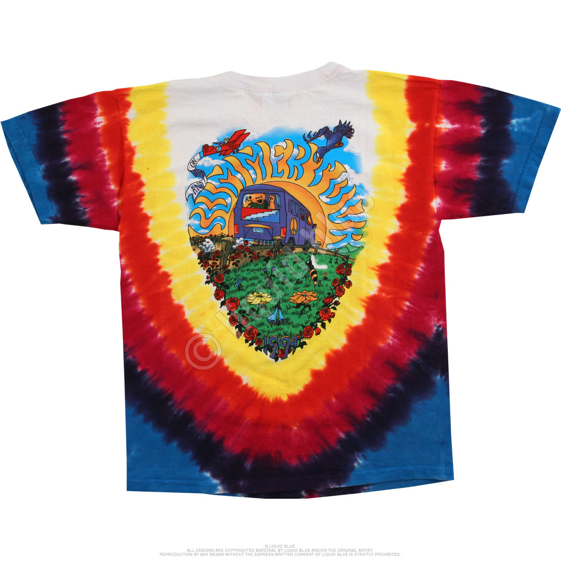 Grateful Dead Summer Tour Bus Youth T-Shirt