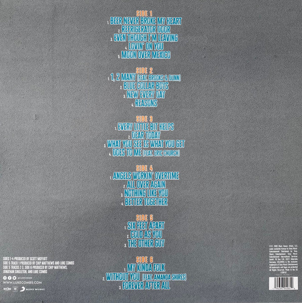 Luke Combs What You See Ain’t Always What You Get 3-LP