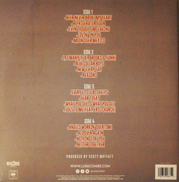 Luke Combs What You See Is What You Get 2-LP