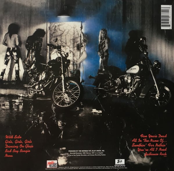 Motley Crue Girls Girls Girls 2