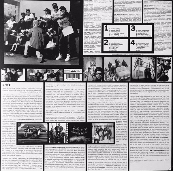 N.W.A Greatest Hits 2LP