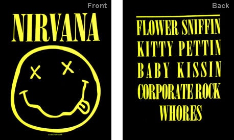Nirvana-T-Shirt-Smiley-Face-Black-B