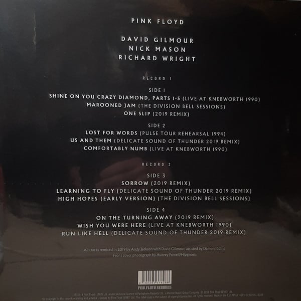 Pink Floyd — The Later Years: 1987-2019 (2-LP) – Deaf Man Vinyl