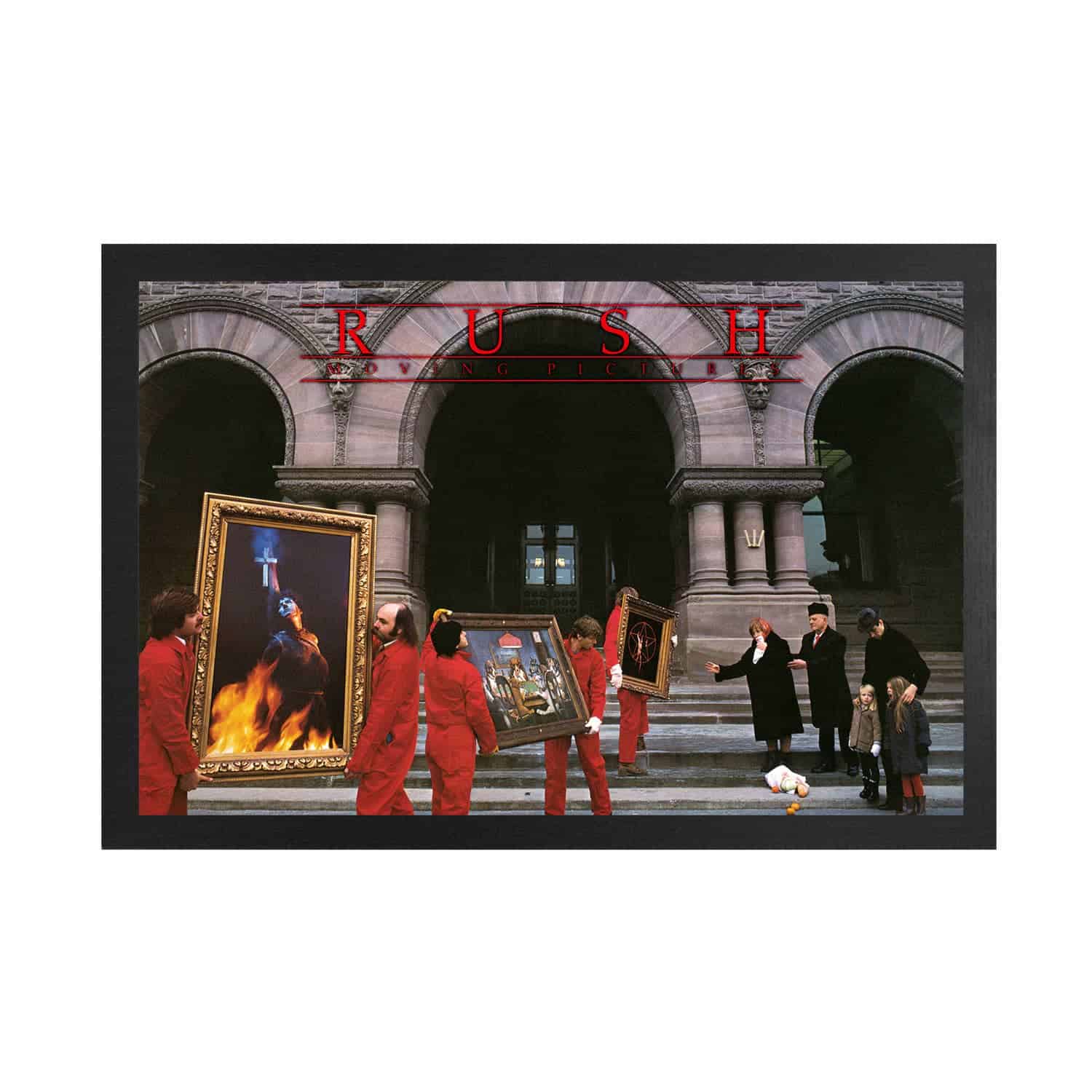 Rush Moving Pictures Framed Print