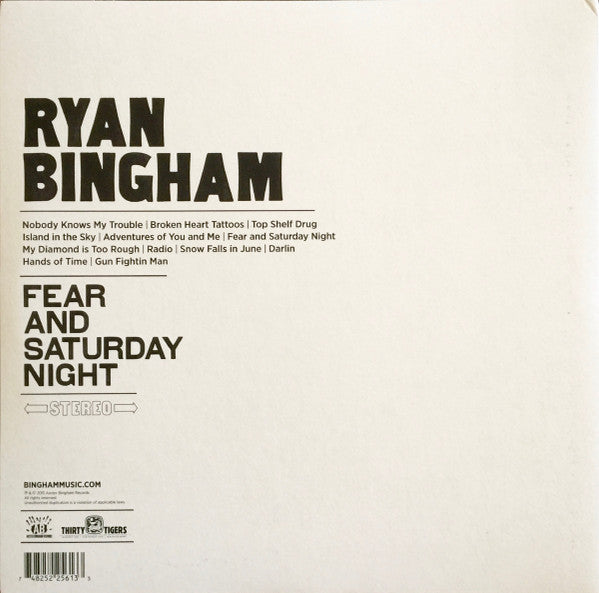 Ryan Bingham Fear And Saturday Night