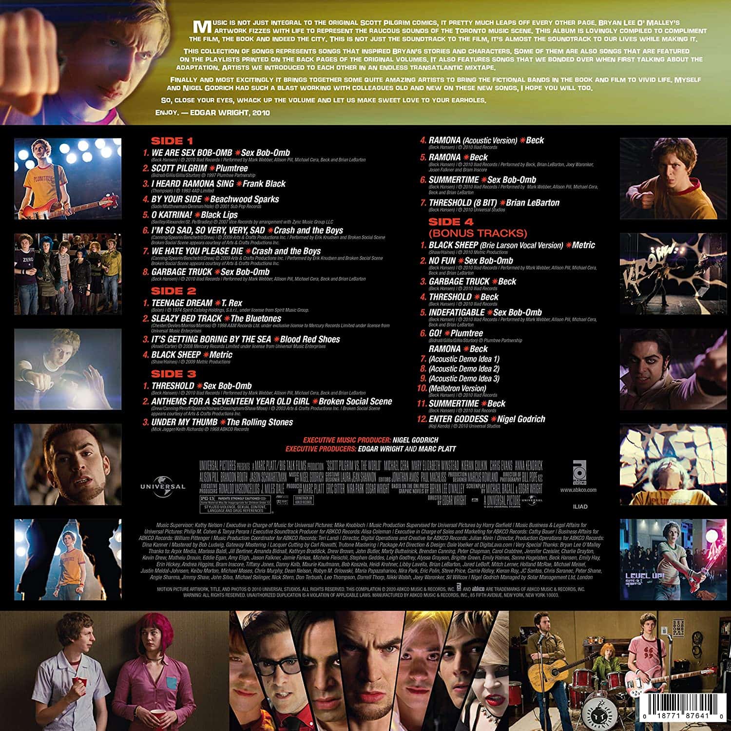 Scott Pilgrim vs the world soundtrack