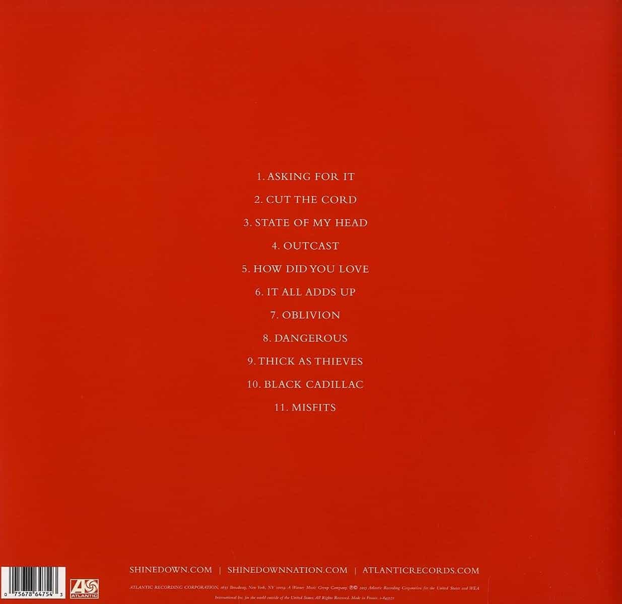 Shinedown Threat To Survival LP