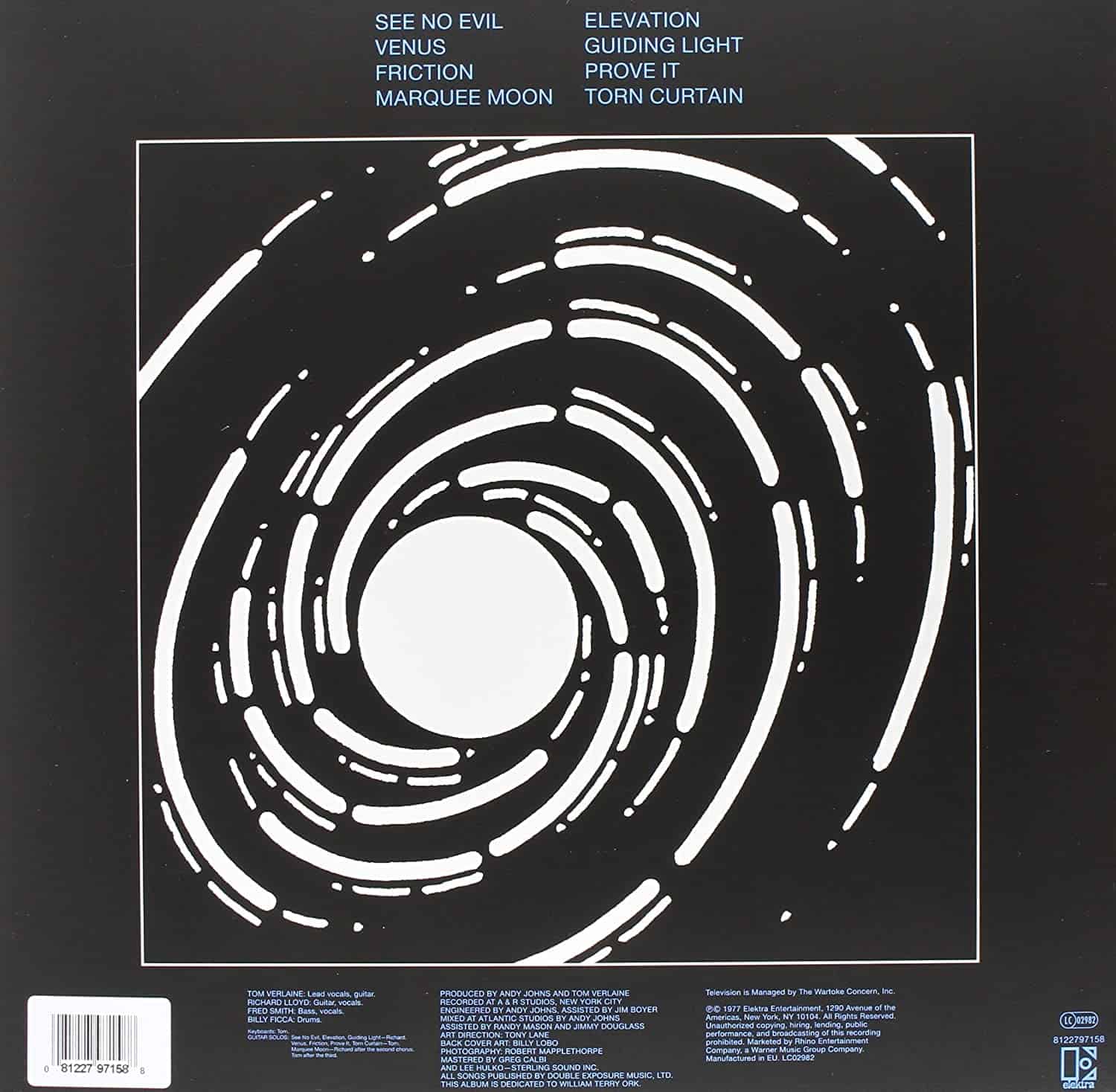 Television — Marquee Moon – Deaf Man Vinyl