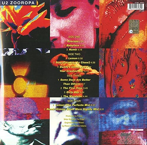 U2　ZOOROPA　LPレコード U2 — Zooropa (2-LP) – Deaf Man Vinyl