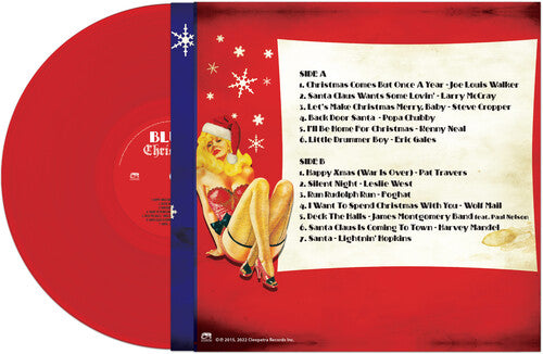 Various Artists Blues Christmas Red Vinyl