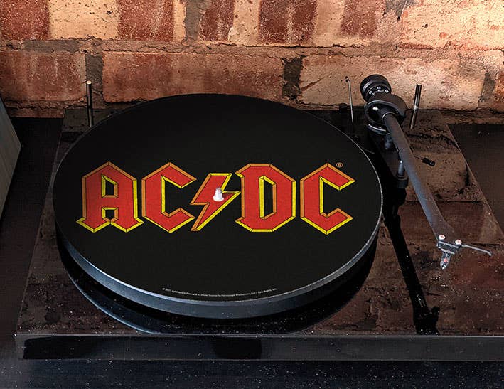 AC/DC Logo Record Slipmat – Deaf Man Vinyl