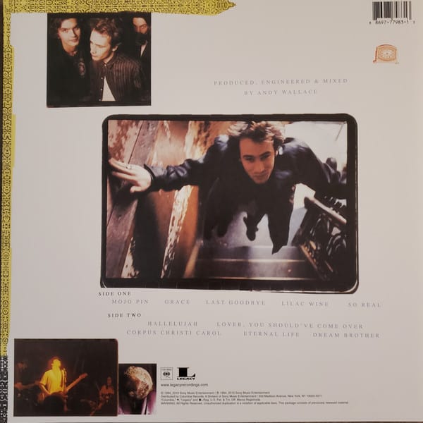 Jeff Buckley Grace レコード オリジナル盤 Jeff Buckley: Grace (180g) Vinyl LP – TurntableLab.com