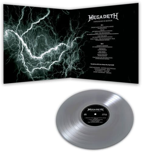 Megadeth Unplugged In Boston Silver Vinyl