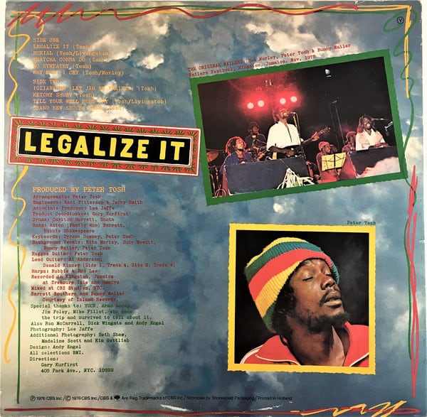 Peter Tosh — Legalize It – Deaf Man Vinyl