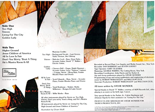 Stevie Wonder — Innervisions – Deaf Man Vinyl