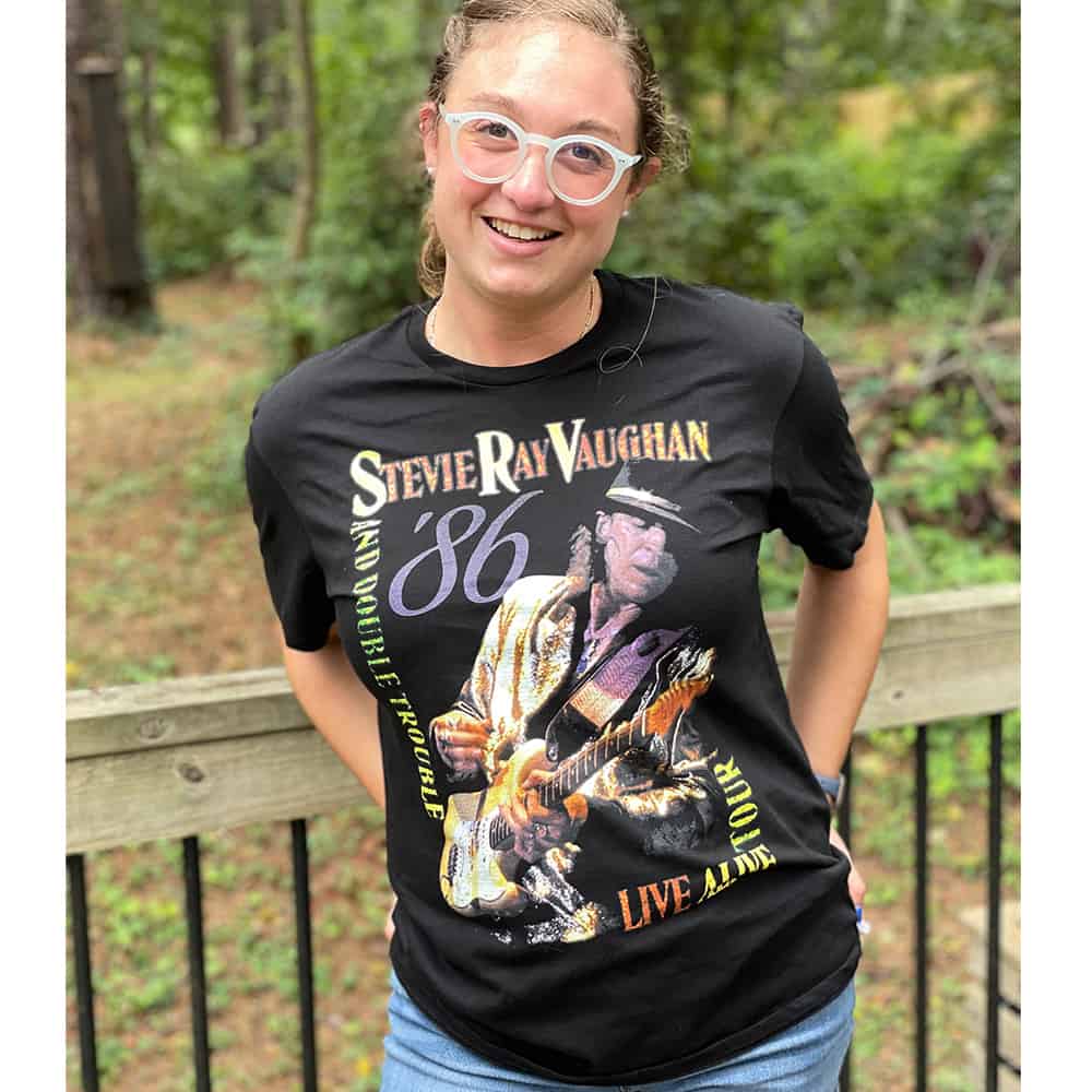 Stevie Ray Vaughan '86 Live Alive Tour T-Shirt - Deaf Man Vinyl