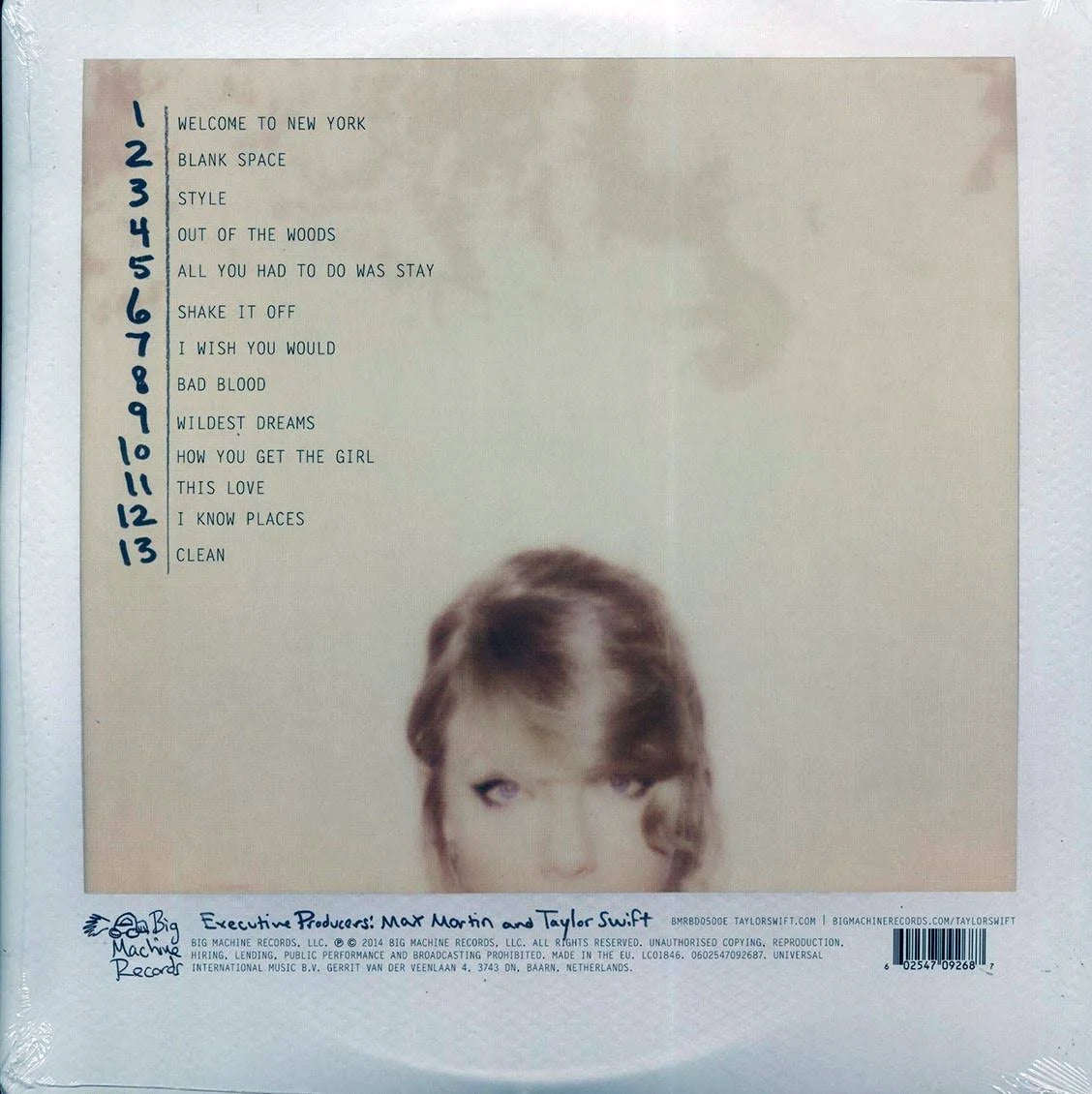 Taylor Swift: 1989 (Import) Vinyl 2LP