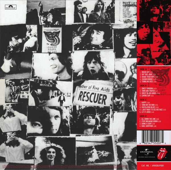 The Rolling Stones - Exile On Main Street Half-Speed Mastered 2xLP Vinyl Record | New