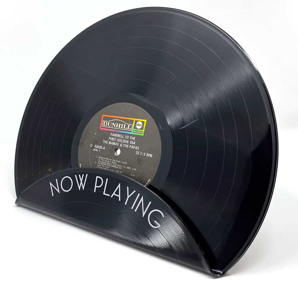 Now Spinning - Tabletop Vinyl Record Holder - Bold MFG & Supply
