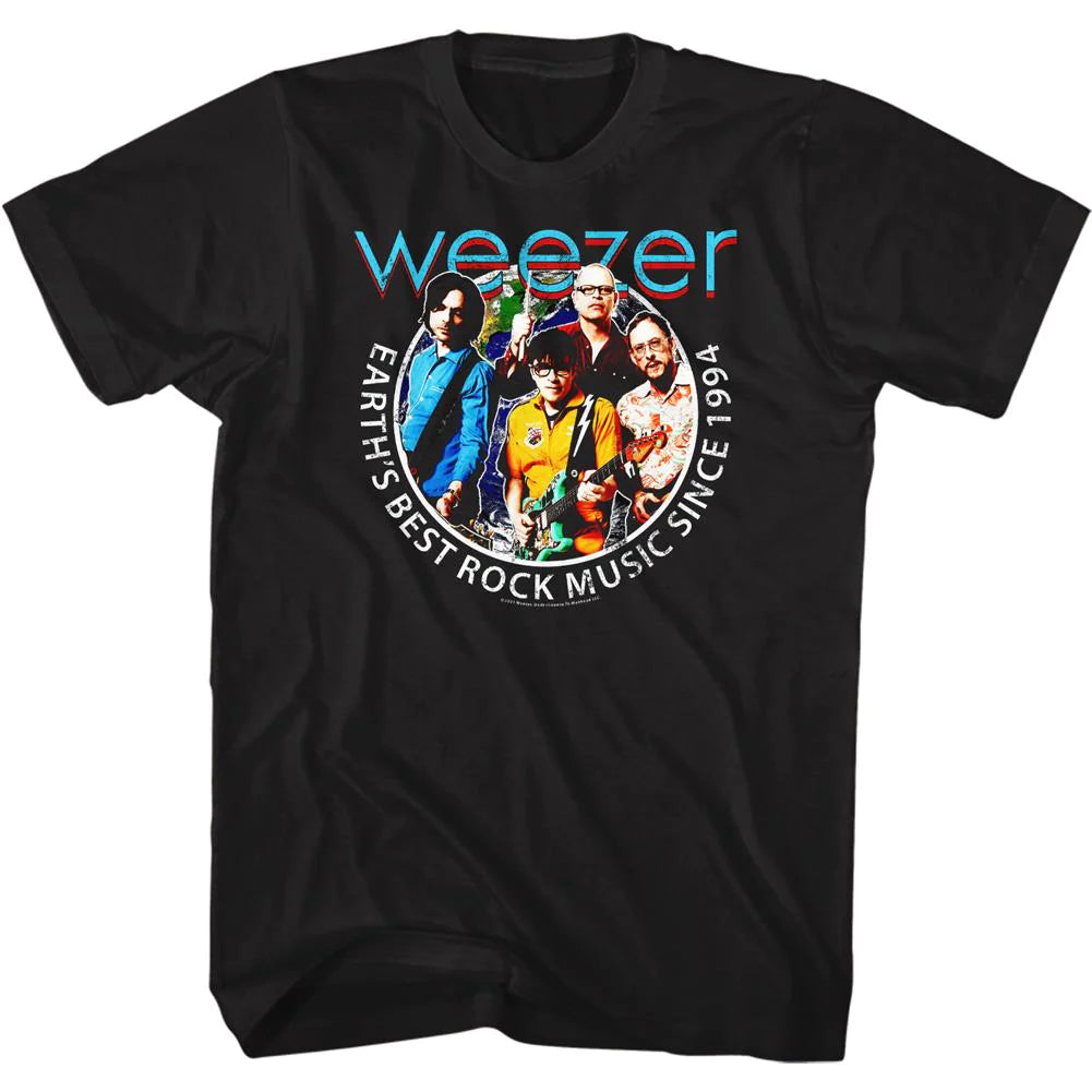 Weezer Earth’s Best Rock Music T-Shirt